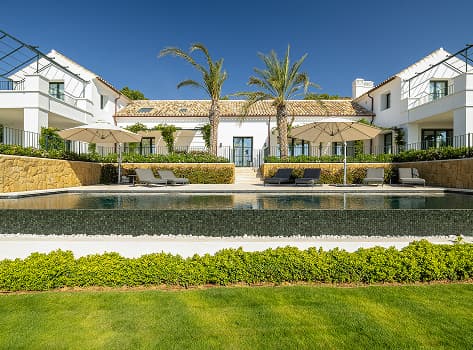 Villa 50, Finca Cortesín — Façade and pool