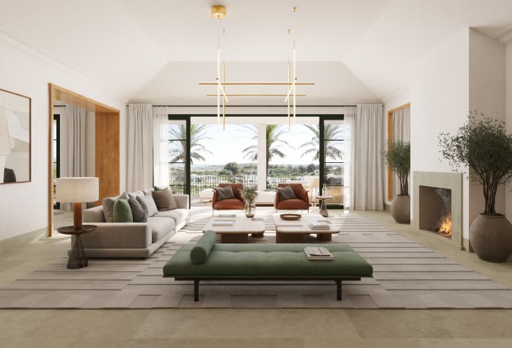 Villa 55, Finca Cortesín — Living Room 